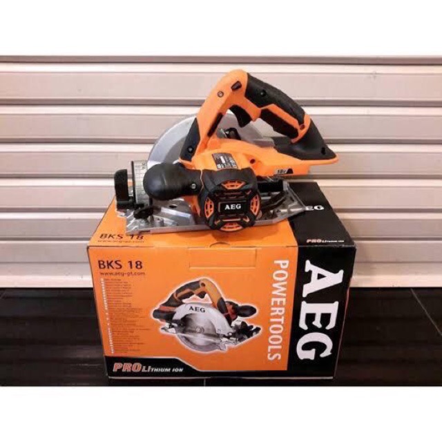 PROMO Cordless Circular Saw Baterai AEG BKS 18 Unit Only