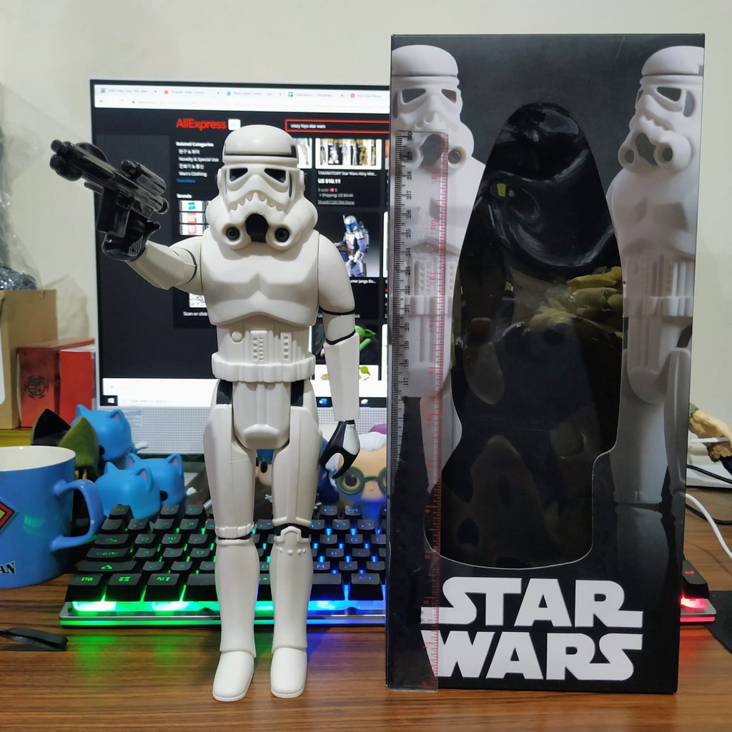 Figure Starwars Star Wars Stormtrooper Storm trooper Crazy Toys 30 CM