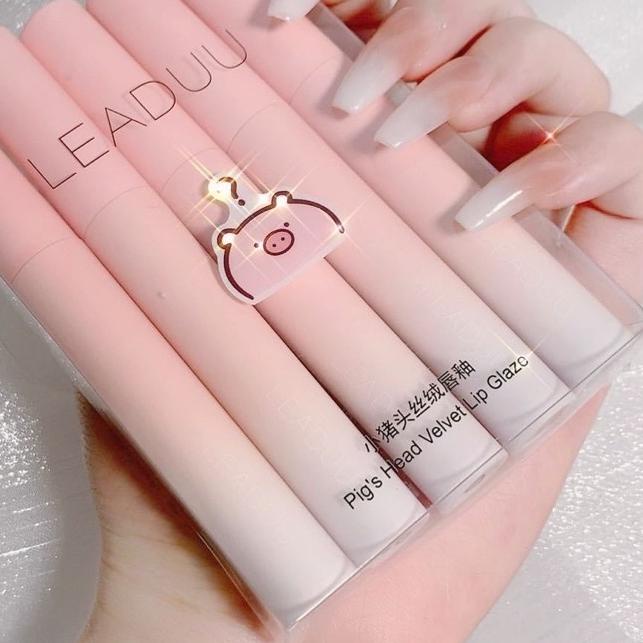 ✮ Lipstik （1SET 3、5、6PCS） LIP GLAZE SET BOX LIPSTIK lipstik HANASUI MATTE / HANASUI MATTEDORABLE LIP