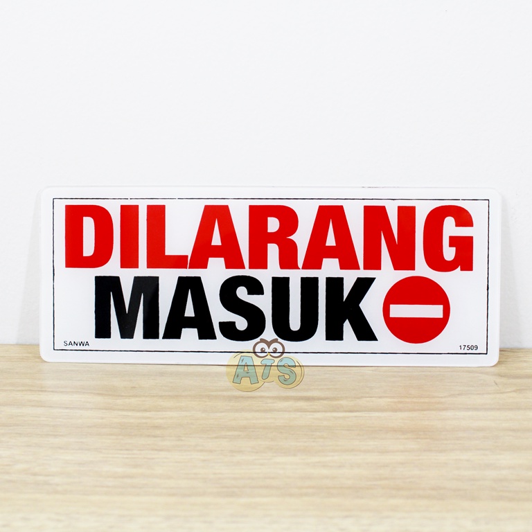 

Papan Pengumuman Akrelik / Sign Board Sansan Wawa