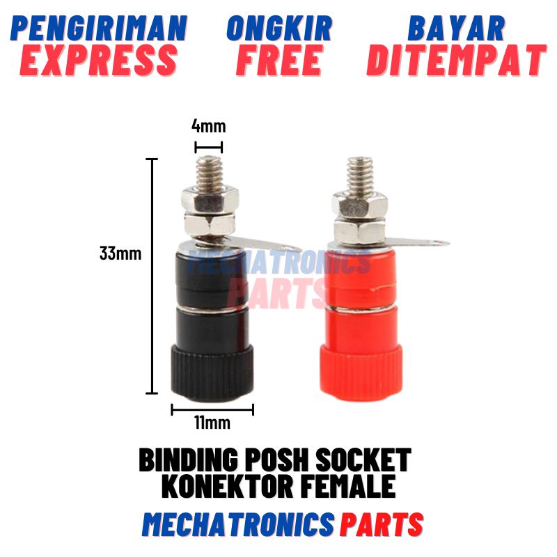 [SOC-9153] BINDING POSH SOCKET KONEKTOR FEMALE