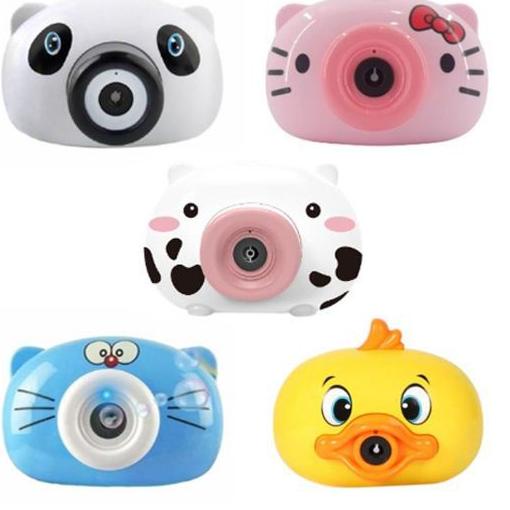 (TERPERCAYA) MAINAN ANAK BUBBLE CAMERA KAMERA GELEMBUNG SABUN KARAKTER SPIDERMAN HELLO KITTY DORAEMO