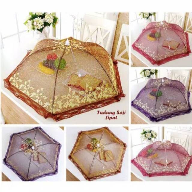 Tudung Saji Lipat Transparan