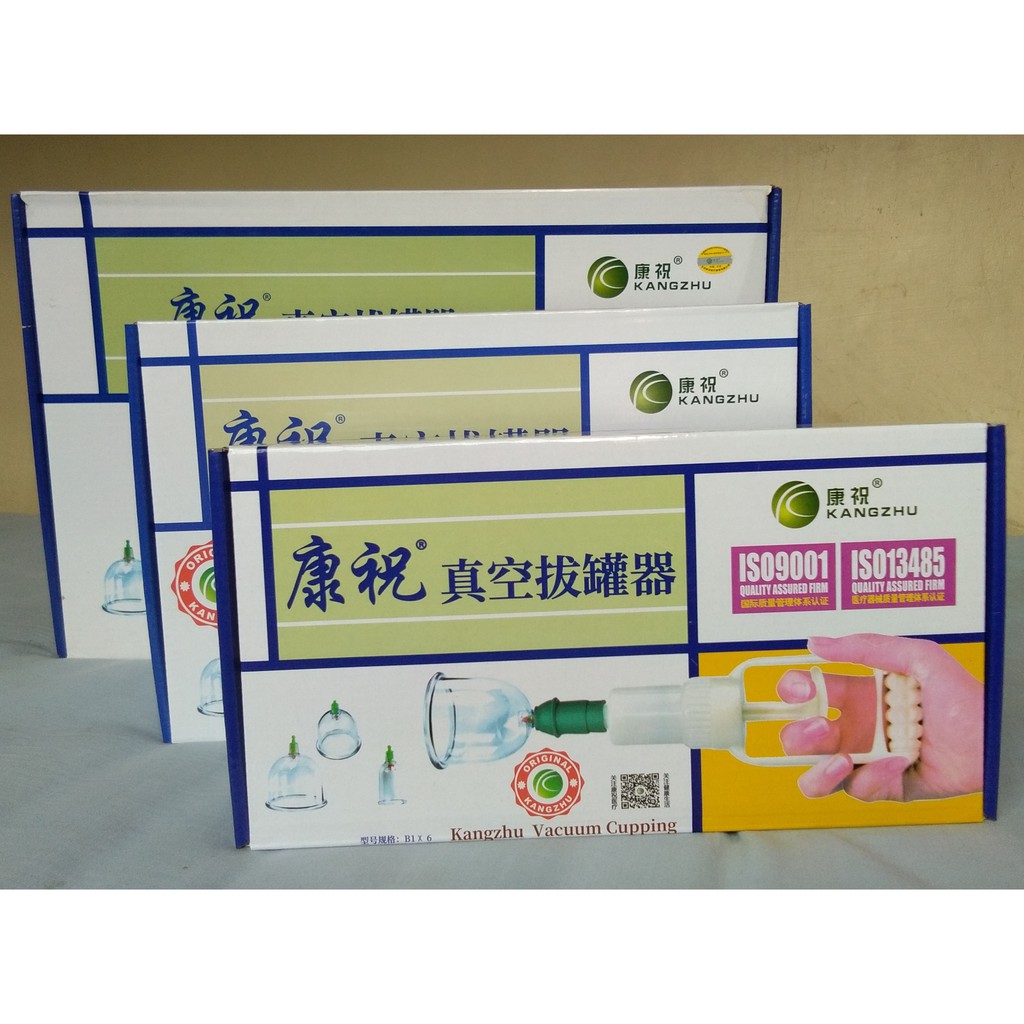 Alat Bekam Kangzhu / Carezoe 6 CUP/COP - Bekam Cupping Alat Kesehatan