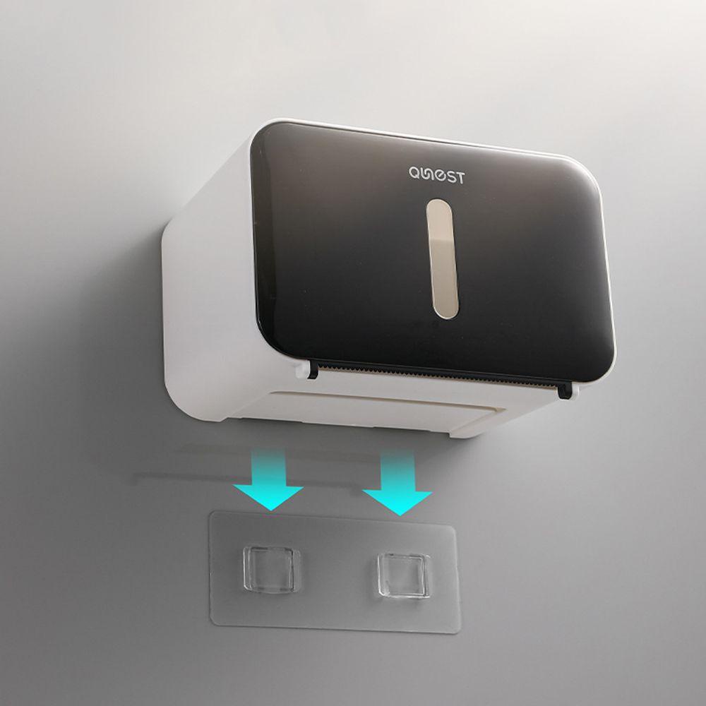 Populer Tempat Kertas Toilet Aksesori Kamar Mandi Tidak Meninju Dinding Dapur Penyimpanan Kertas Roll/ Dispenser Kertas Serut