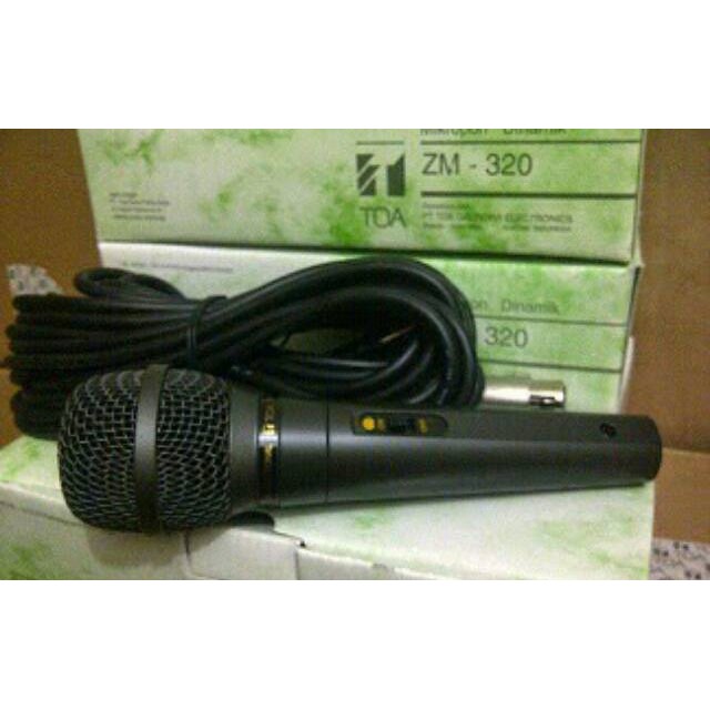 Mic TOA ZM 320 ZM320 Microphone Toa Jogja Mic Original Kabel untuk Ampli Horn Speaker Masjid Mushola