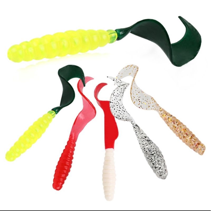 Sougayilang fishing lure umpan pancing bentuk cacing