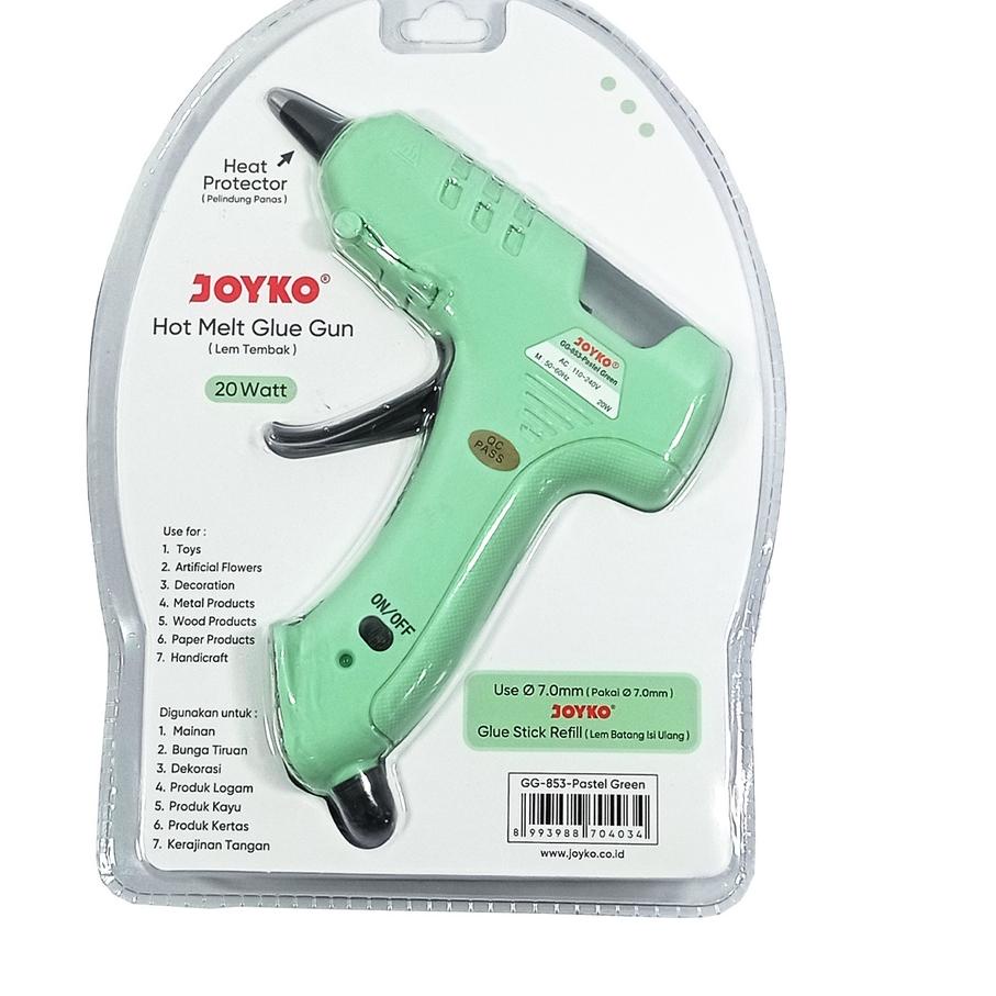 

Kekinian JOYKO - Glue Gun GG - 853 Pastel - Lem Tembak - Pcs .,