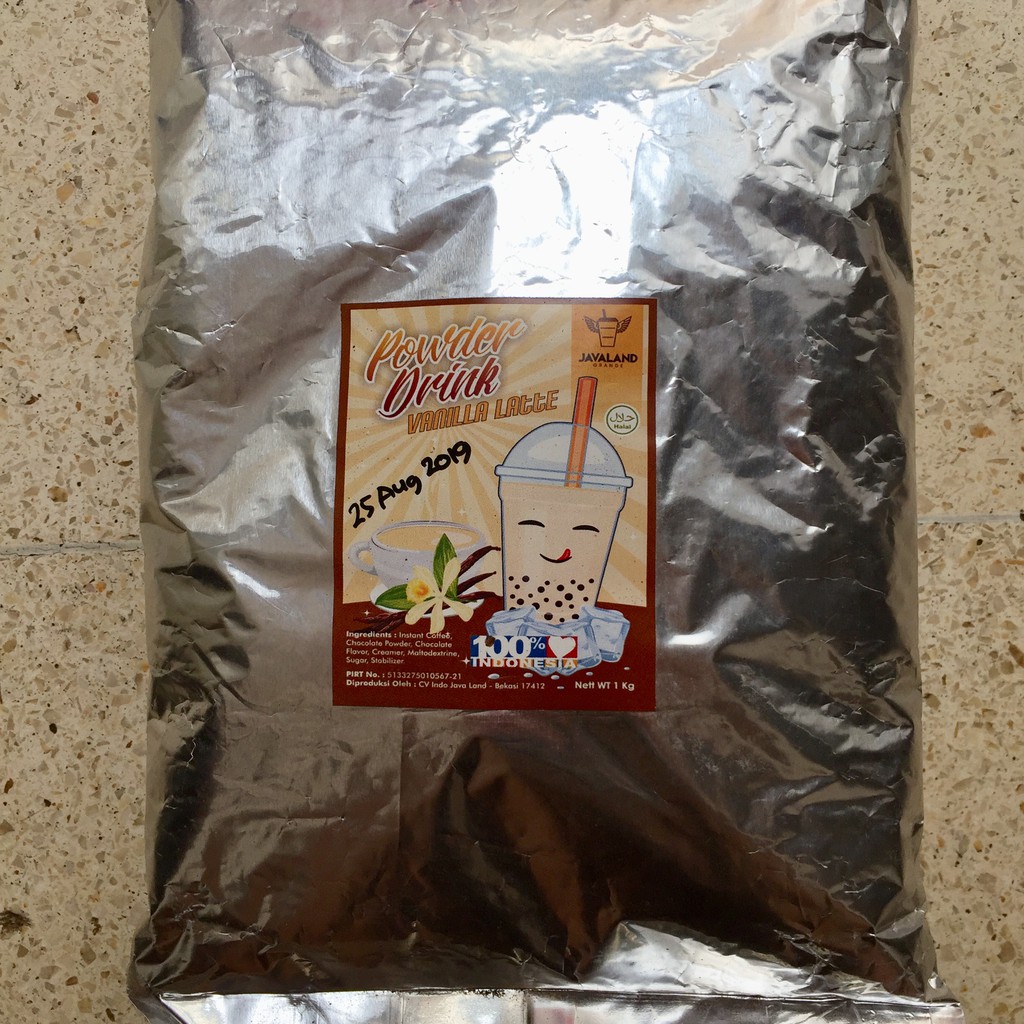 

Bubuk Minuman Vanilla Latte Powder Drink 1 kg