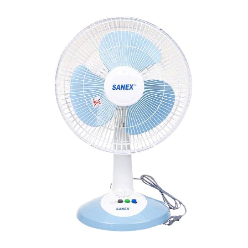 DESK FAN SANEX 12 Kipas Angin Meja Bisa Swing Kanan Kiri Ukuran 12 inch (30 cm)