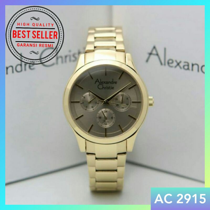 Alexandre Christie AC 2915 Gold Jam Tangan Wanita