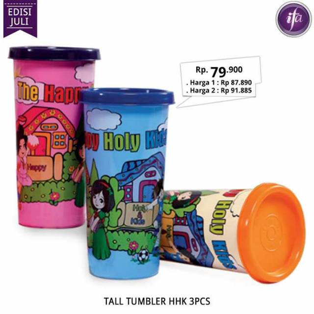 Gelas minum anak - Tumbler HHK ifa cookware 3pcs