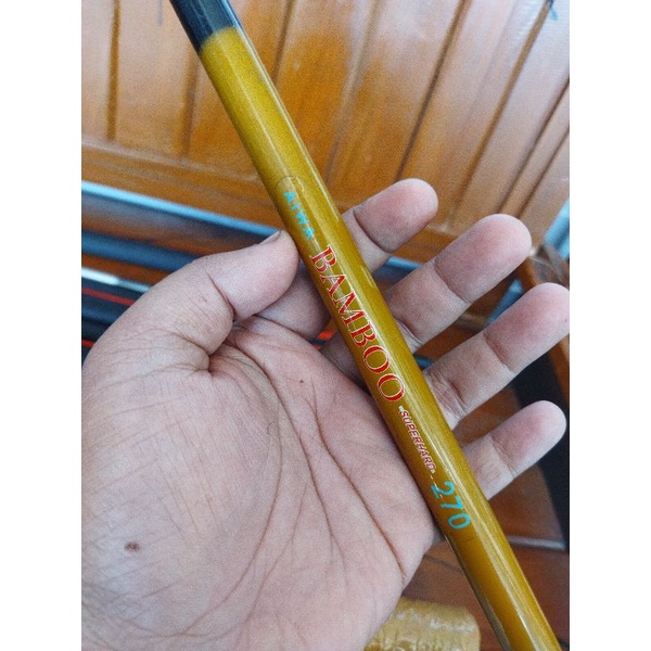 Joran Pancing Tegek AIWA BAMBOO Superhard 270 cm || Banting HARGA MURAH MERIAH