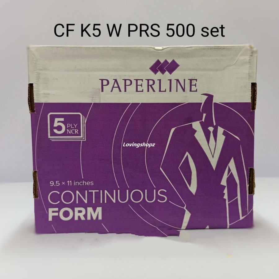 

Continous Form 9.5 x 11" K5 PRS - Bagi 2.CF K5 5 Play PRS Paperline