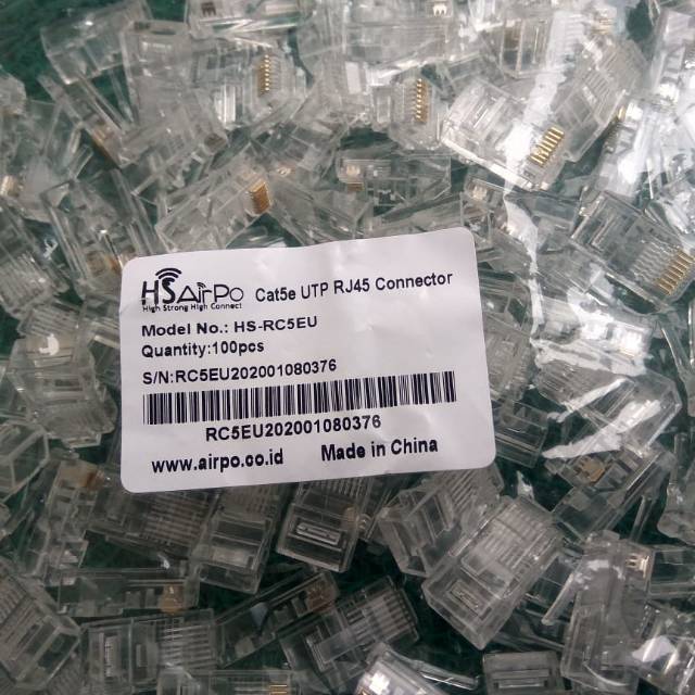 HSAirpo Connector UTP Cat.5e Murah