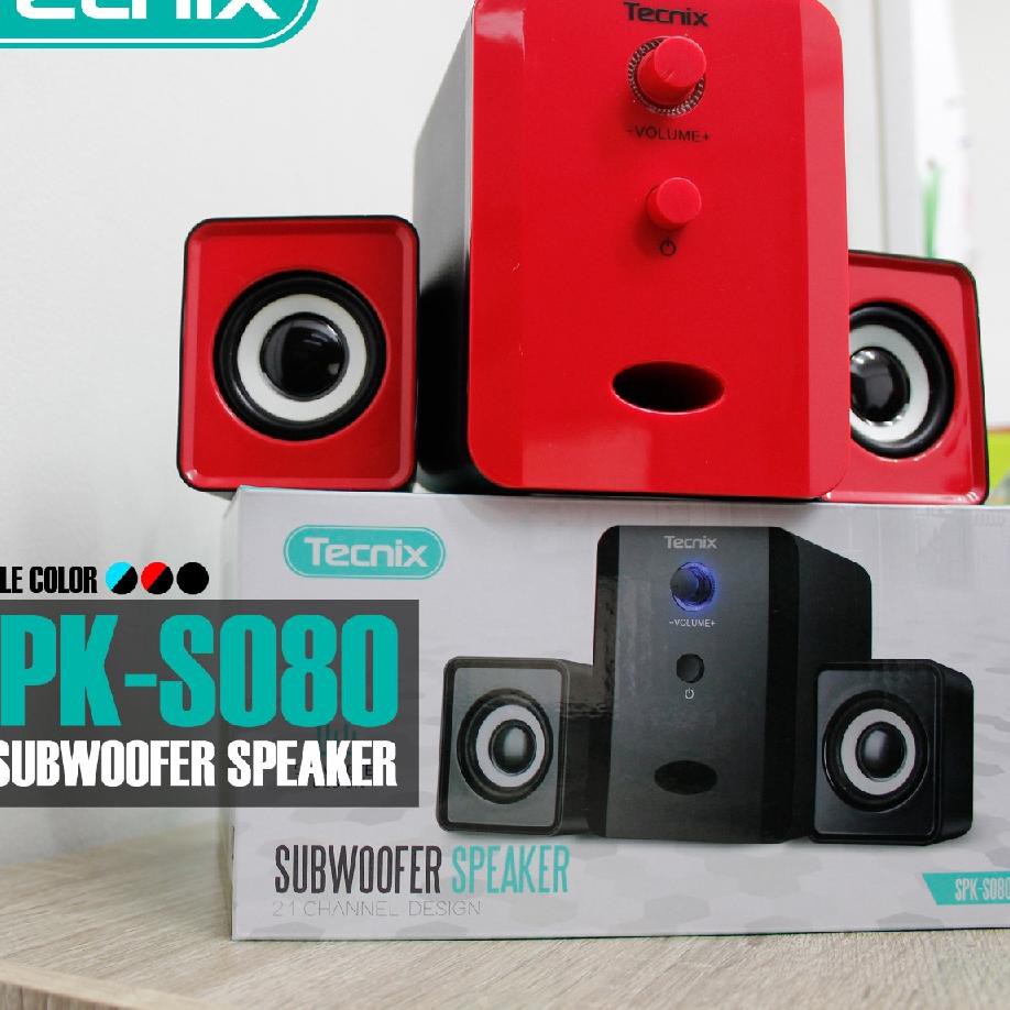 Speaker Subwoofer Tecnix SPK-S080 Garansi Resmi