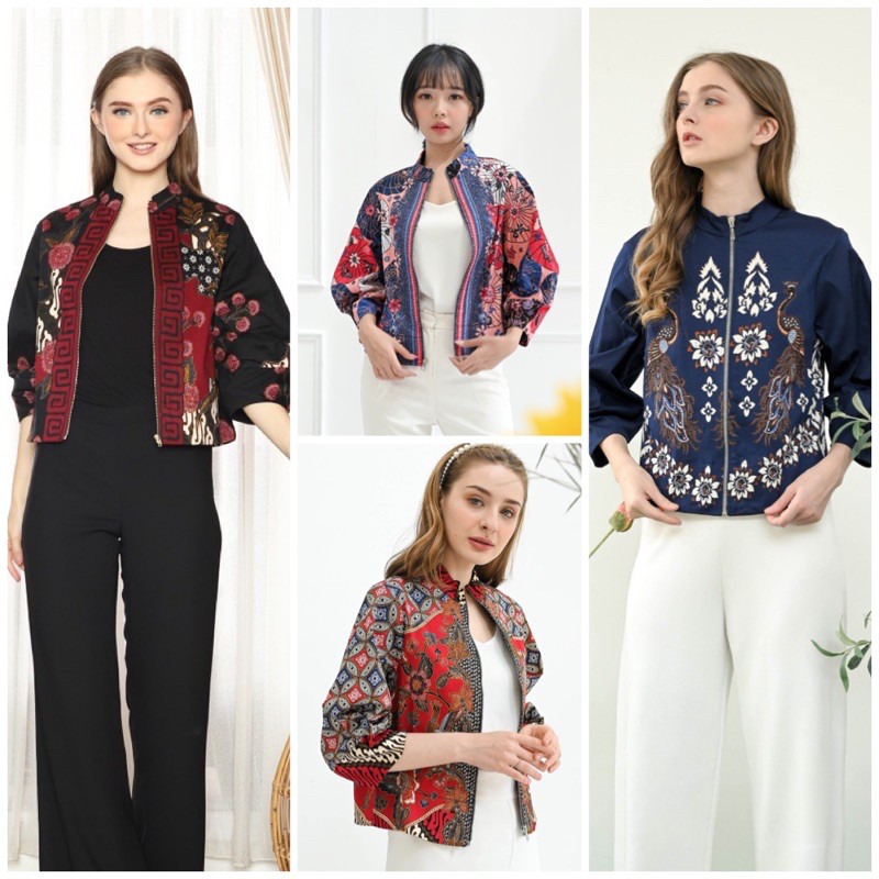 Outer Batik 135 Series / Jaket Batik wanita/ Seragam Batik