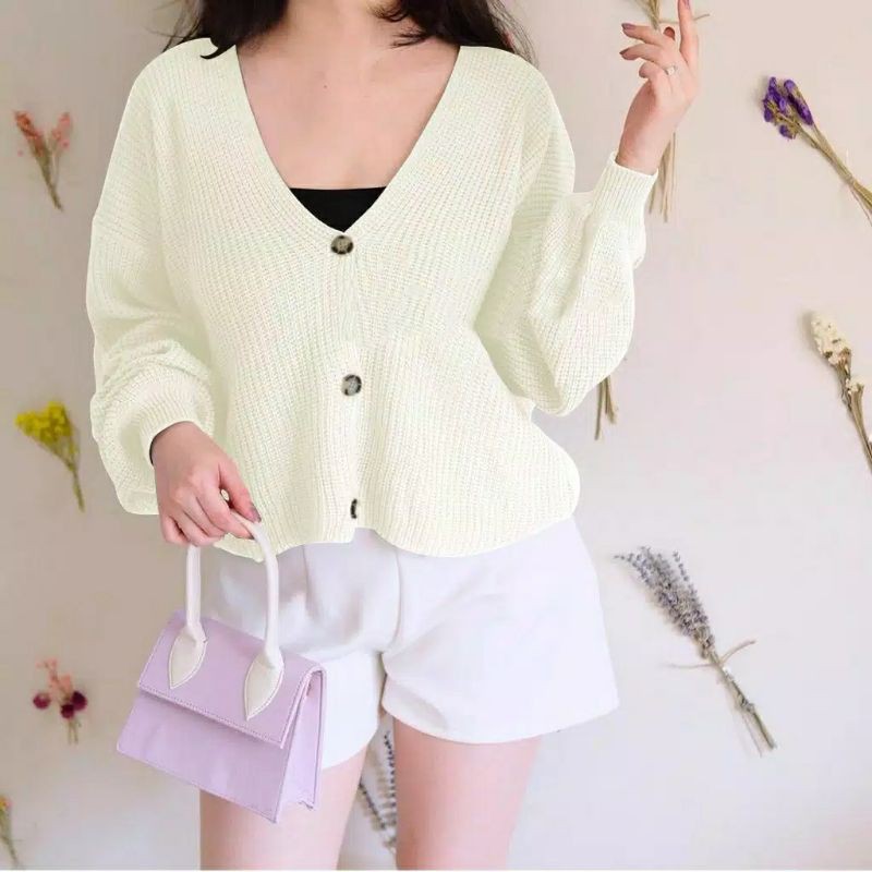 VINA KNITTED CARDIGAN RAJUT / CARDI FISTA RAJUT PREMIUM HQ