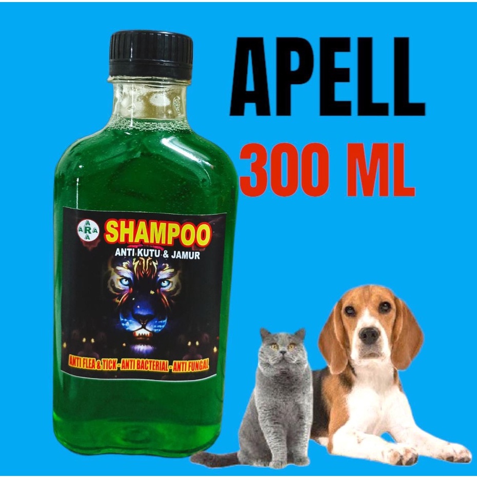 SAMPO KUCING DAN ANJING ANTI KUTU/JAMUR/RONTOK NETTO 300 ML