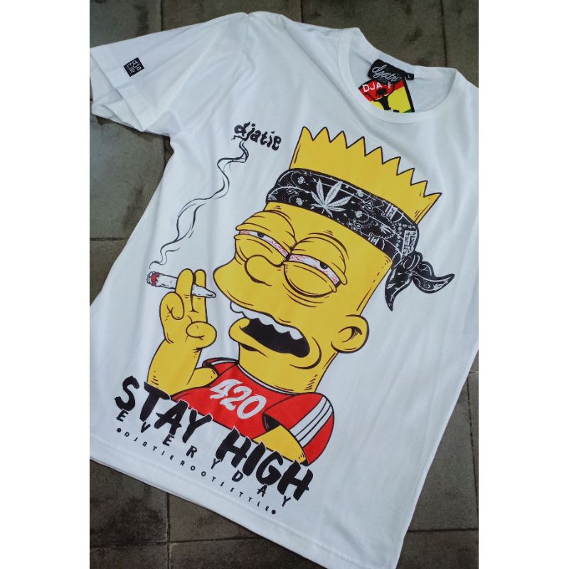 kaos 420 tshirt420 simpson baju420 baju