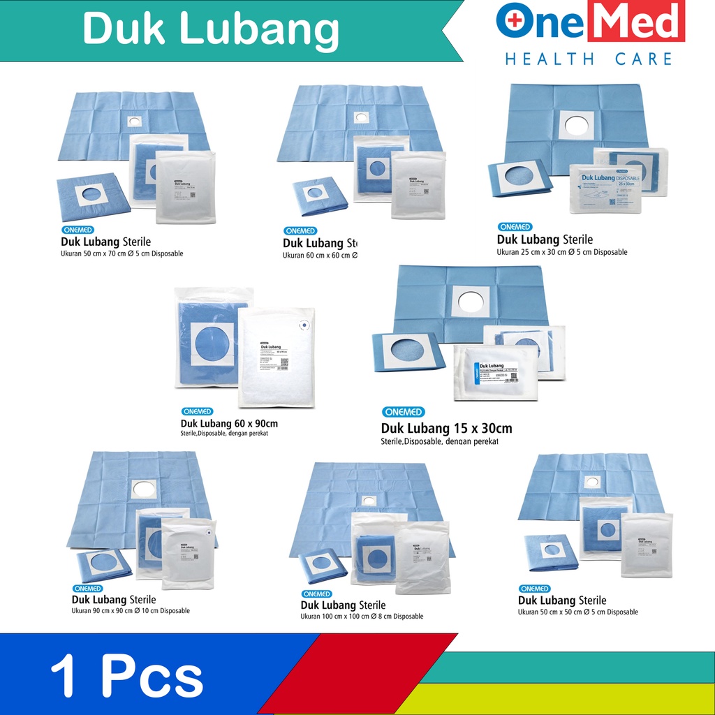 Duk Lubang Onemed Medis Operasi Steril Disposable Sekali Pakai