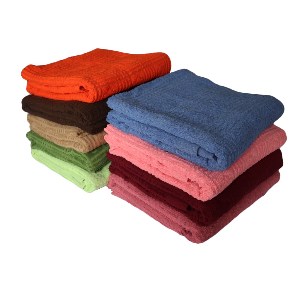 Selimut Katun Merek Chalmer Ukuran 145x200 Terry Cloth ...