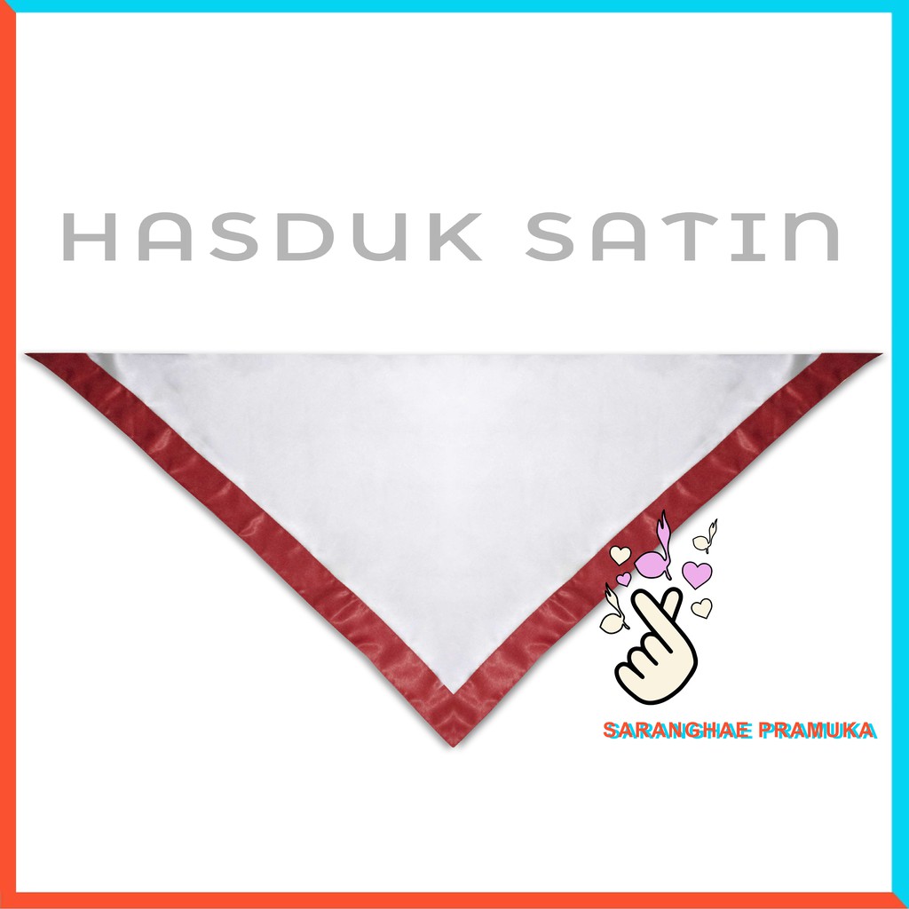 Hasduk Satin Kacu Setangan Leher Pramuka Saten