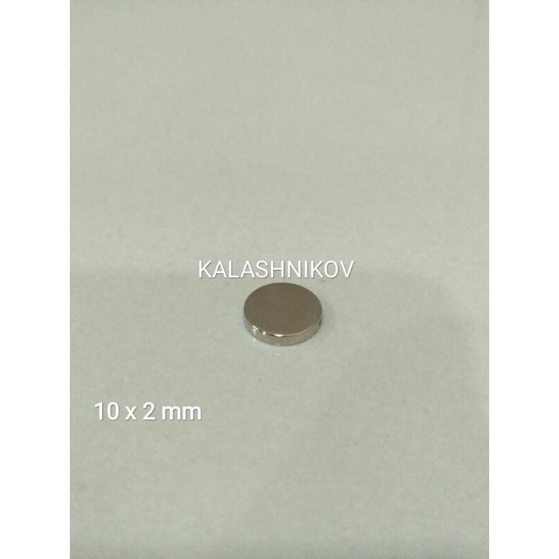 Magnet Neodymium Bulat 10x2 mm 10x2mm 10 x 2 mm 10mmx2mm 10*2 mm