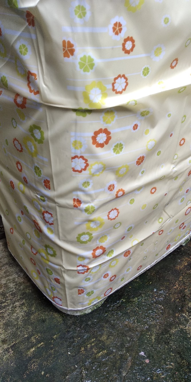 Cover Mesin Cuci Buka Atas /bahan Satin Tebal / Anti Air Dan Panas