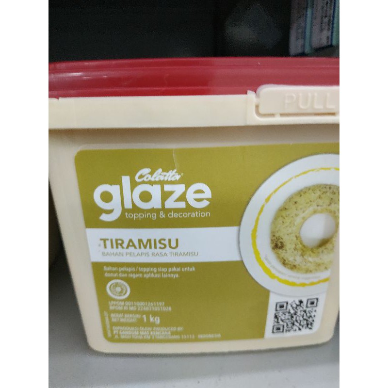 

collata glaze toping rasa tiramisu 1kg