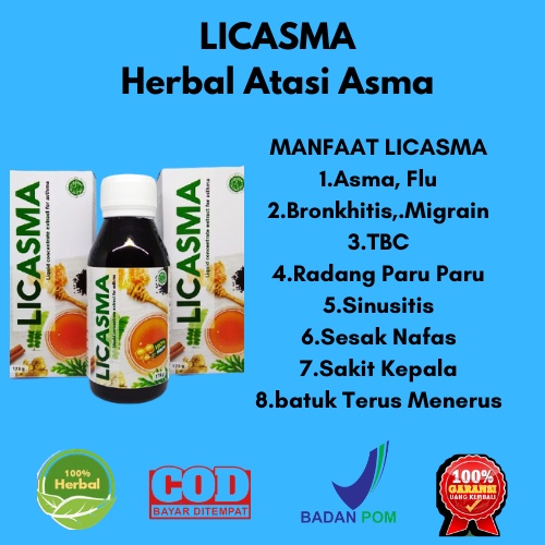 LICASMA herbal atasi Asma Sesak nafas Likasma Original Bisa COD