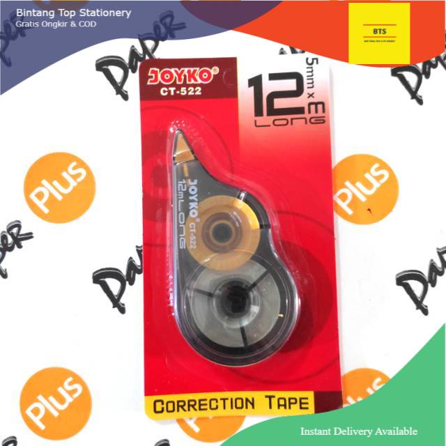 

[BTS] Correction Tape / Tip ex Kertas JOYKO CT522
