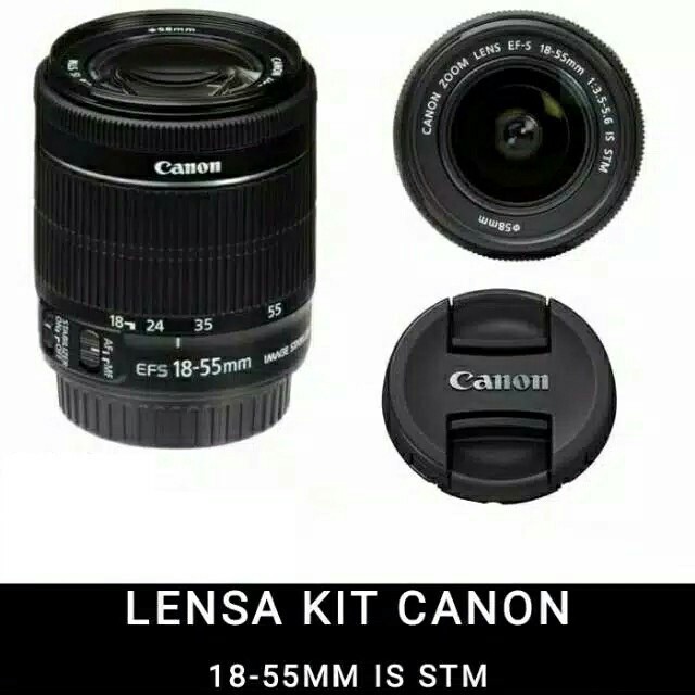 LENSA CANON EF-S 18-55MM IS STM / LENSA KIT CANON EFS 18-55MM 18-55 MM IS STM - ORIGINAL