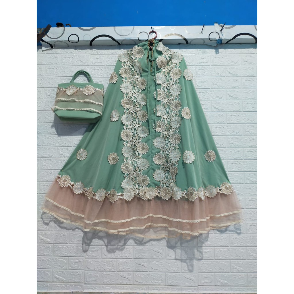 Mukena Sutra Premium Terbaru 2022 Mukena Renda Mewah Elegan Mukena Set Wanita Dewasa