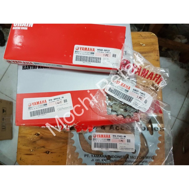 Gearset Gear set Girset Vixion New NVL Ori YGP