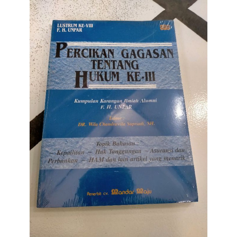 

Percikan Gagasan Yang Tentang Hukum