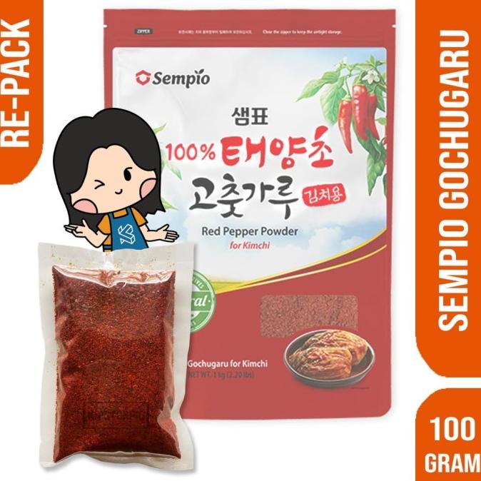 

[[COD]] SEMPIO GOCHUGARU SEMPIO KOREAN HOT PEPPER POWDER BUBUK KIMCHI 100 GRAM TERPERCAYA Kode 794