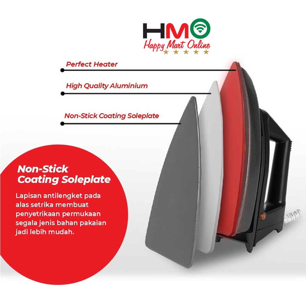 Maspion Setrika Listrik EX-1000 Maspion EX 1000 EX1000 Electric Iron