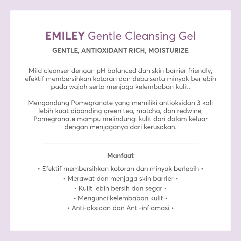 EMILEY Calming Clay Mask + Gentle Cleansing Gel