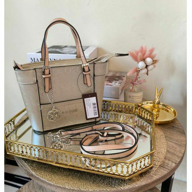 TAS GUESS DELANEY HOLO MINI | CROSSBODY BAG TOP HANDLE