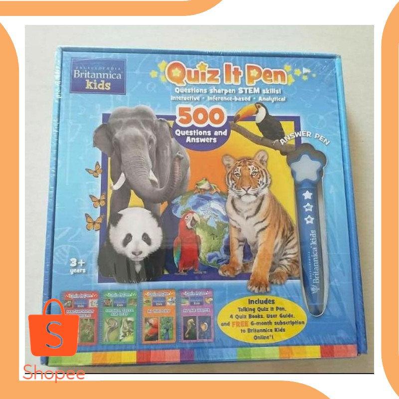 Jual accessories Encyclopedia Britannica Kids Quiz it Pen (Books and Pen Bo Murah