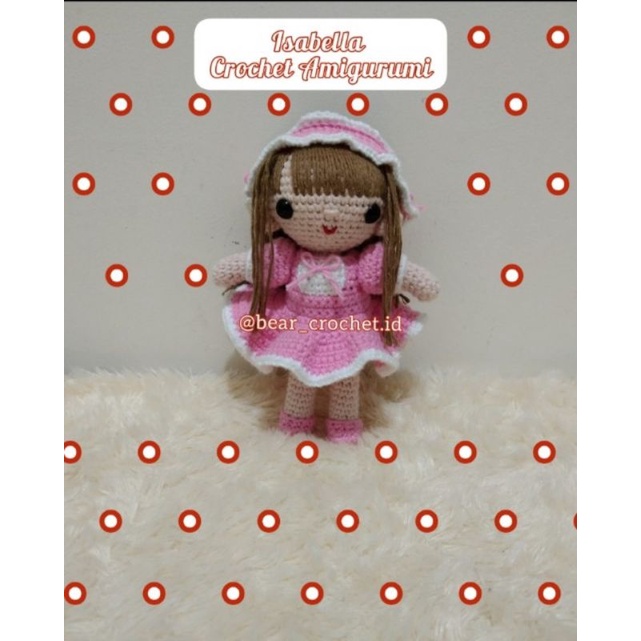 Boneka Rajut Isabella (Isabella Crochet Amigurumi)