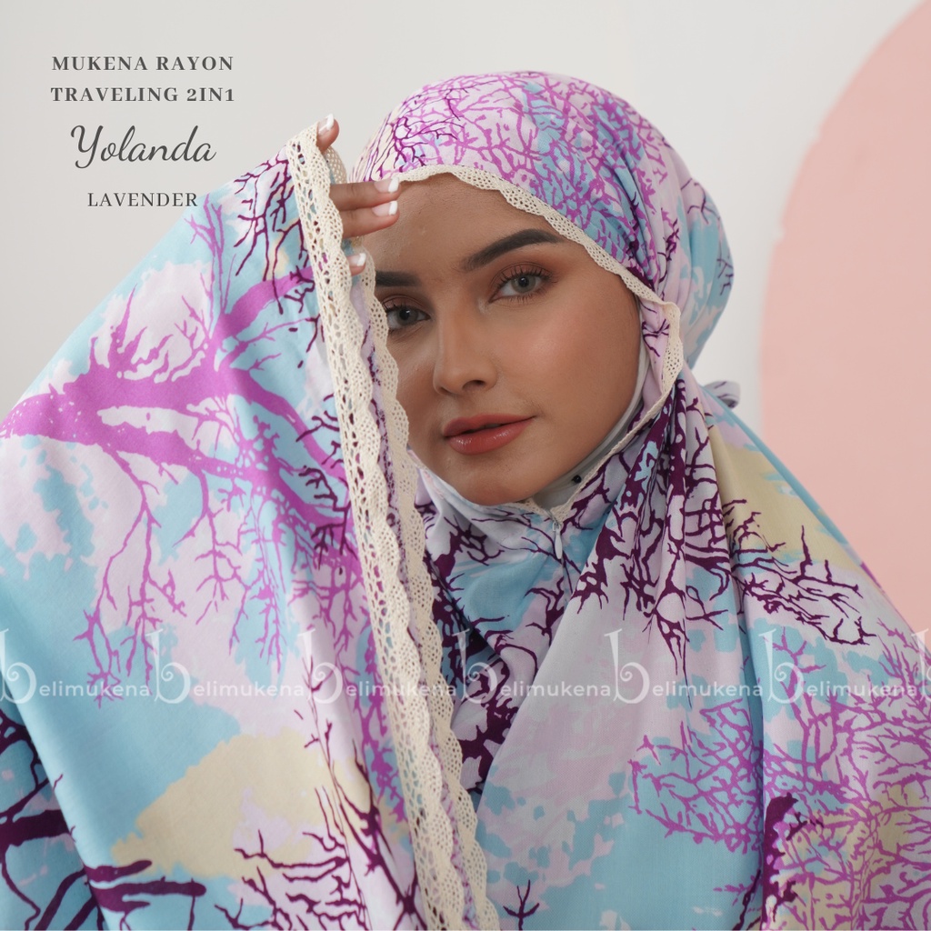 Mukena Rayon Traveling 2in1 Yolanda