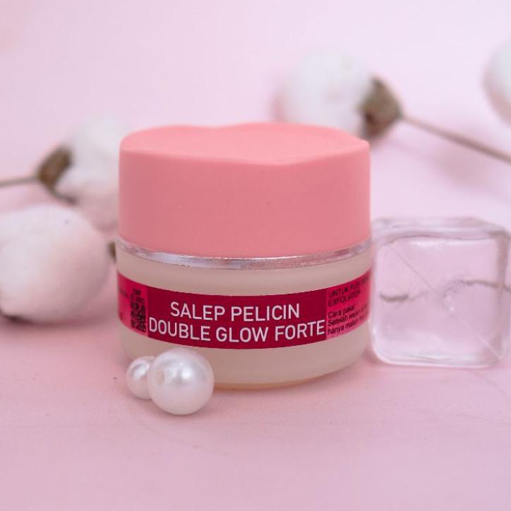 Discount Today [WAJIB KONSULTASI] DOUBLE GLOW FORTE NIGHT CREAM || KRIM FLEK PELICIN MALAM || SALEP 