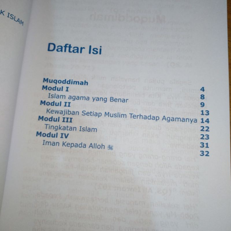 Modul Aqidah Akhlaq Fiqih Doa Tajwid Targhib Tarhib TPQ TPA Madrasah Diniyah HAS