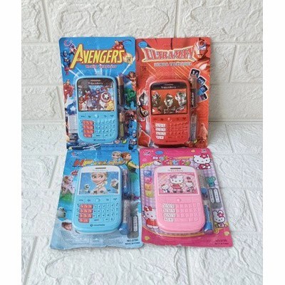 Mainan Handphone Anak HP Blackberry Kado Hadiah Anak Cowok Cewek - MOTIF COWOK
