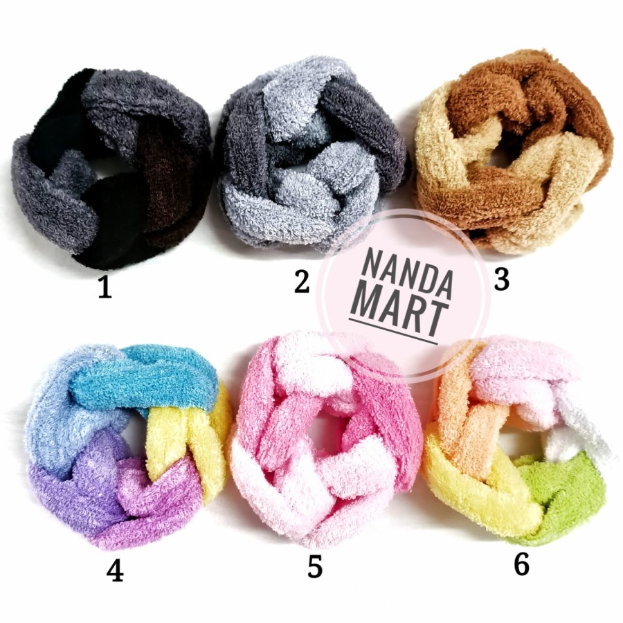 IKAT RAMBUT HANDUK KEPANG BESAR WARNA