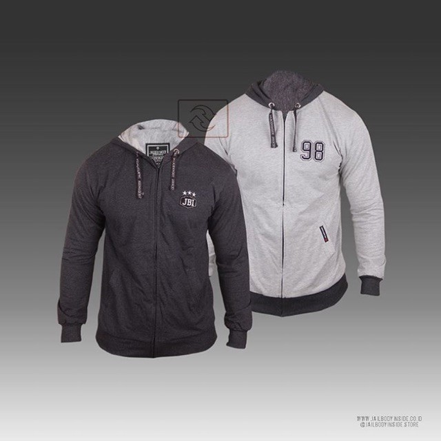 Jaket Reversible (bolak balik) Jail Body Inside original streetwear