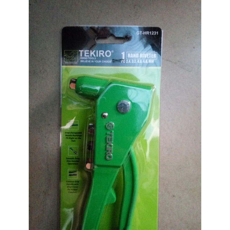 tekiro GT HR1231 tang rivet hand riveter