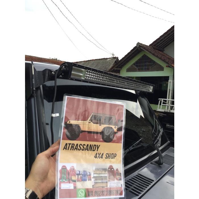 LED atap offroad led bar 108 105 cm jeep jimny taft rocky feroza hard